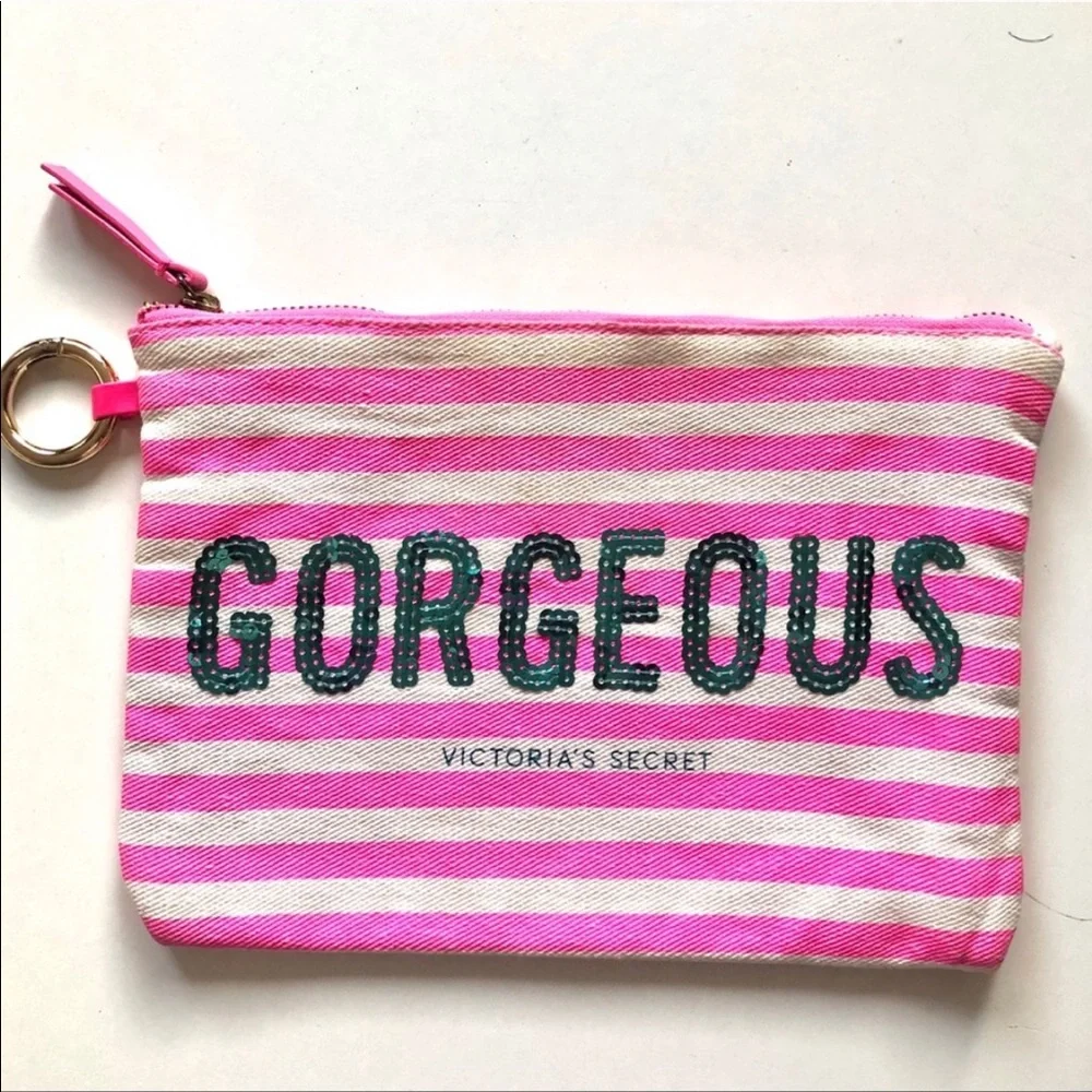 PINK Victoria's Secret Pink and White Mini Bag